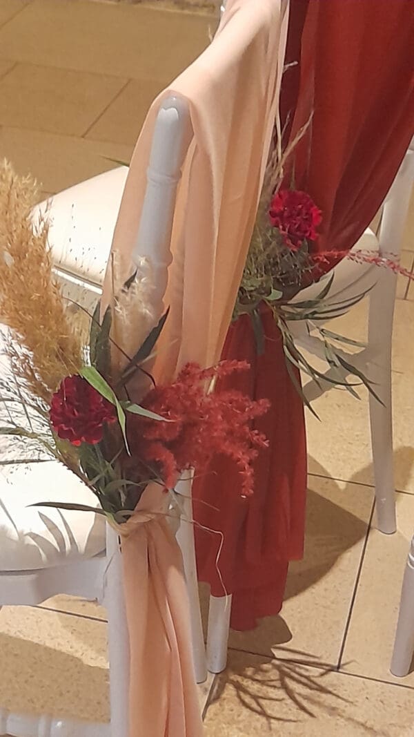 Bouquet de chaise cérémonie laïc – Image 6