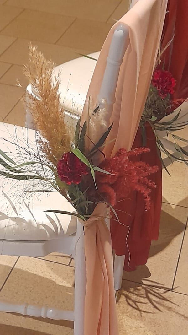 Bouquet de chaise cérémonie laïc – Image 2