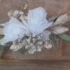 Peigne fleuri blanc – Image 3