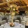 Centre de table Arbre Florale avec bougies suspendues