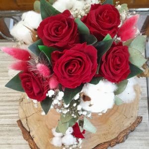 Éternel en rose rouge