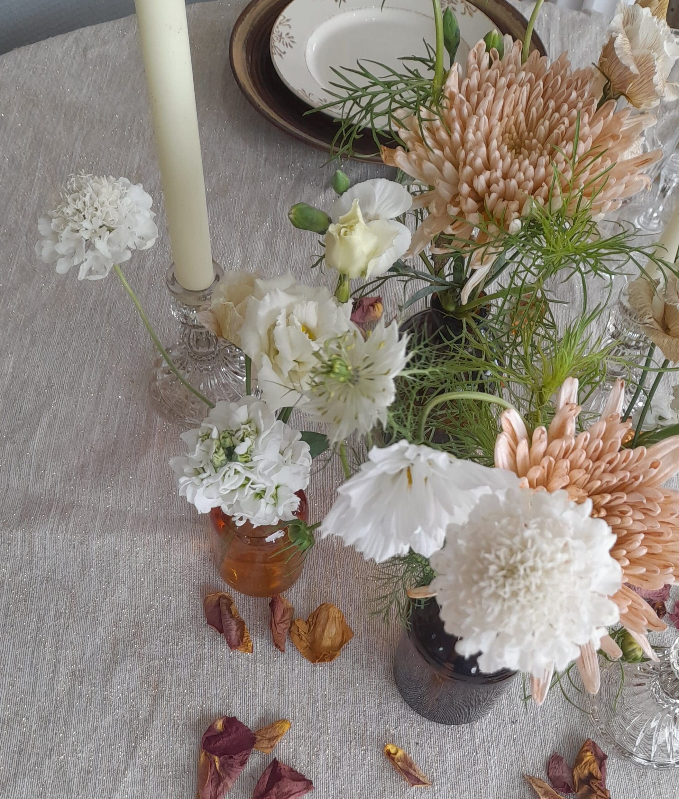 Mini vase cafe glacé, blanc