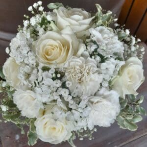 Bouquet bulle blanche