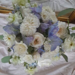 Bouquet bulle bleu