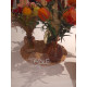 Trio de vases colorées dépareillées