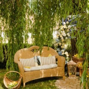 Canapé osier