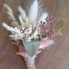 Boutonnière fleurs séchées