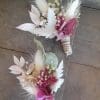 Boutonnière fleurs séchées