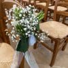 Bout de banc bouquet blanc – Image 8