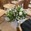 Bout de banc bouquet blanc – Image 3