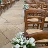 Bout de banc bouquet blanc – Image 4