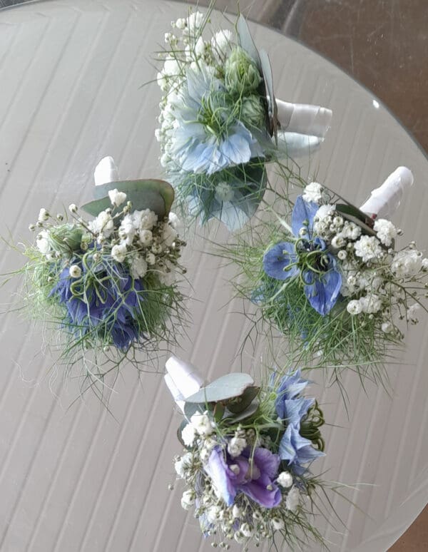 Boutonnière bleu ciel – Image 3