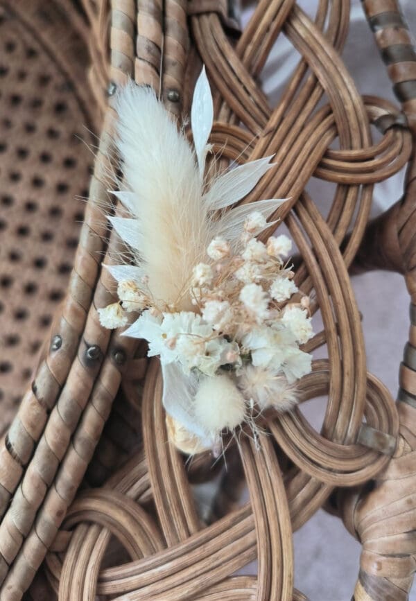 Boutonnière fleurs séchées – Image 2
