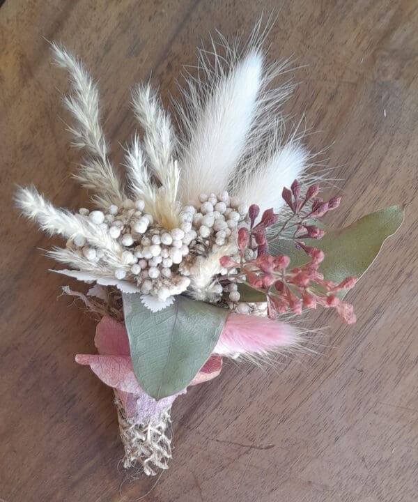 Boutonnière fleurs séchées – Image 2