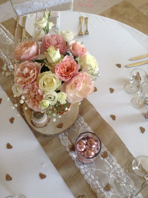 Centre de table vases cuivre – Image 5
