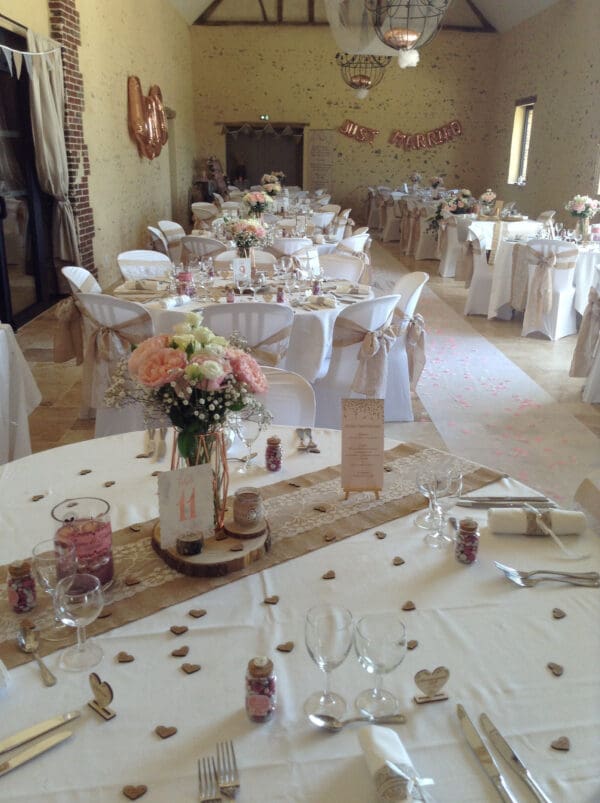 Centre de table vases cuivre – Image 2