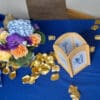Centre de table bleu et or – Image 5