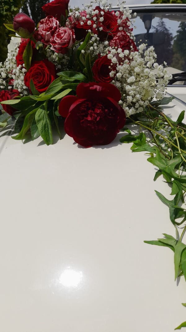 Composition en rouge et blanc – Image 4