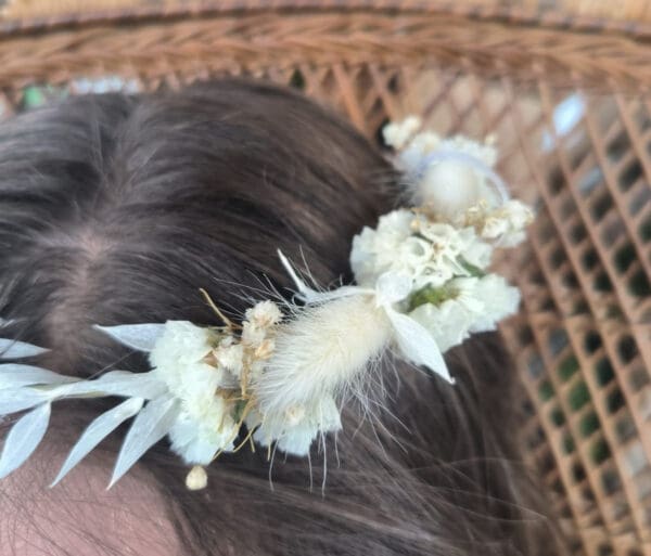 Couronne en fleurs séchées – Image 3