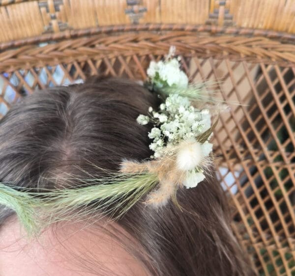 Couronne en fleurs séchées – Image 3