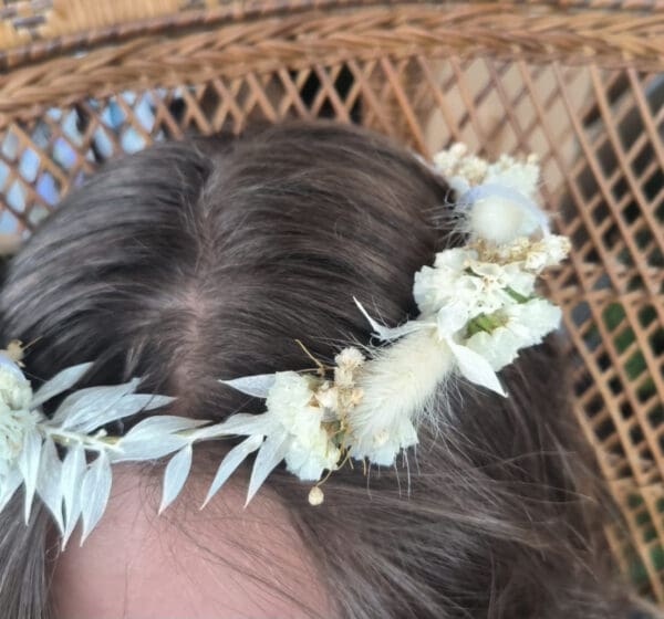 Couronne en fleurs séchées – Image 4