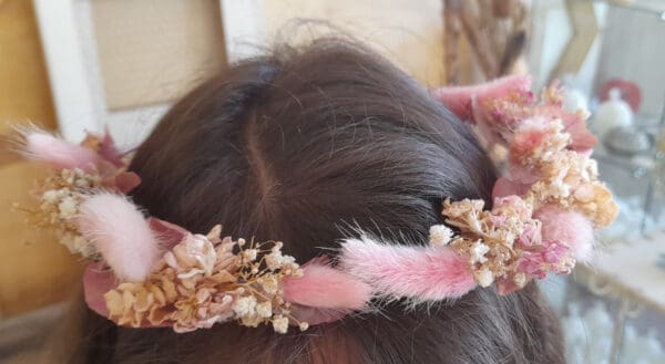 Couronne en fleurs séchées – Image 4