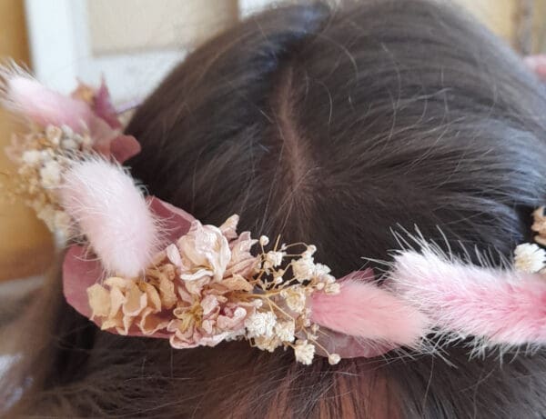 Couronne en fleurs séchées – Image 5