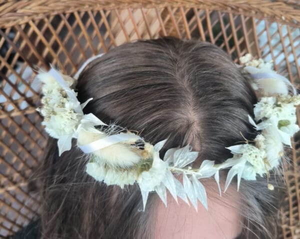 Couronne en fleurs séchées – Image 5
