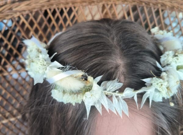 Couronne en fleurs séchées – Image 2