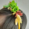 Serre tête  florale pétillant – Image 4