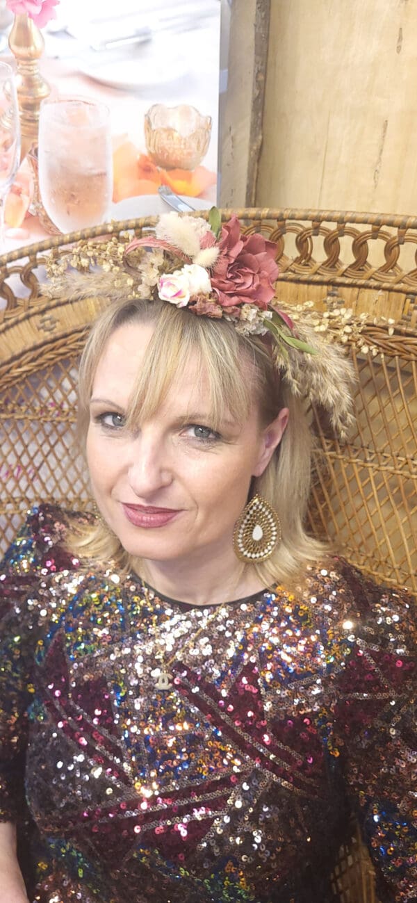 Serre tête glamour vintage – Image 3