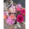 Vélo Fer Forgé Blanc fleurs multicolore – Image 4