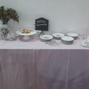 Ardoise de table personnalisable