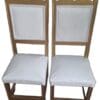 Fauteuil blanc et or – Image 2