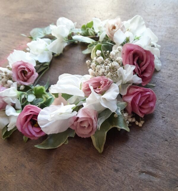 Couronne fleurs fraîches – Image 3