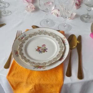 Serviette de table colorées