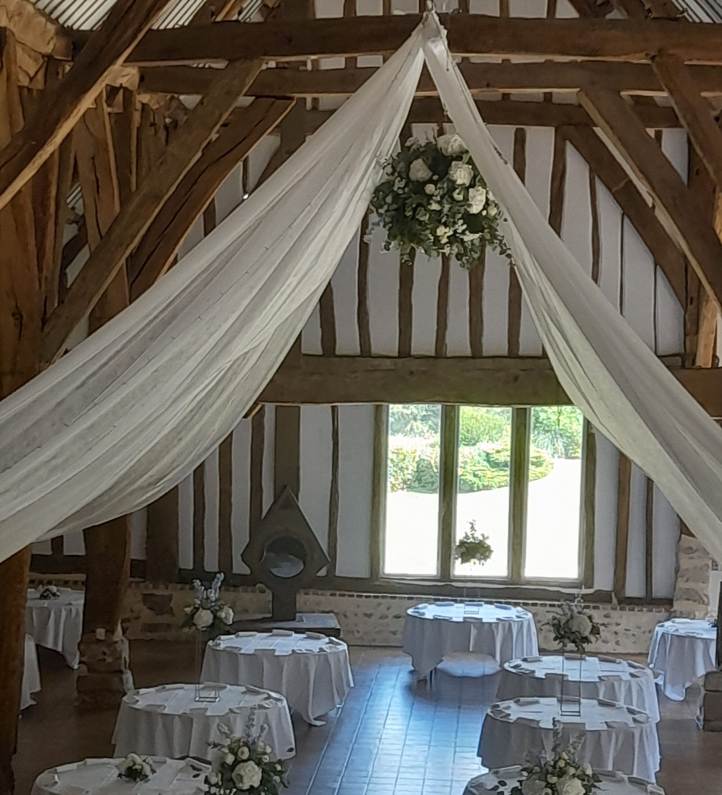 Grande boule de fleurs suspendue /plafond – Image 8