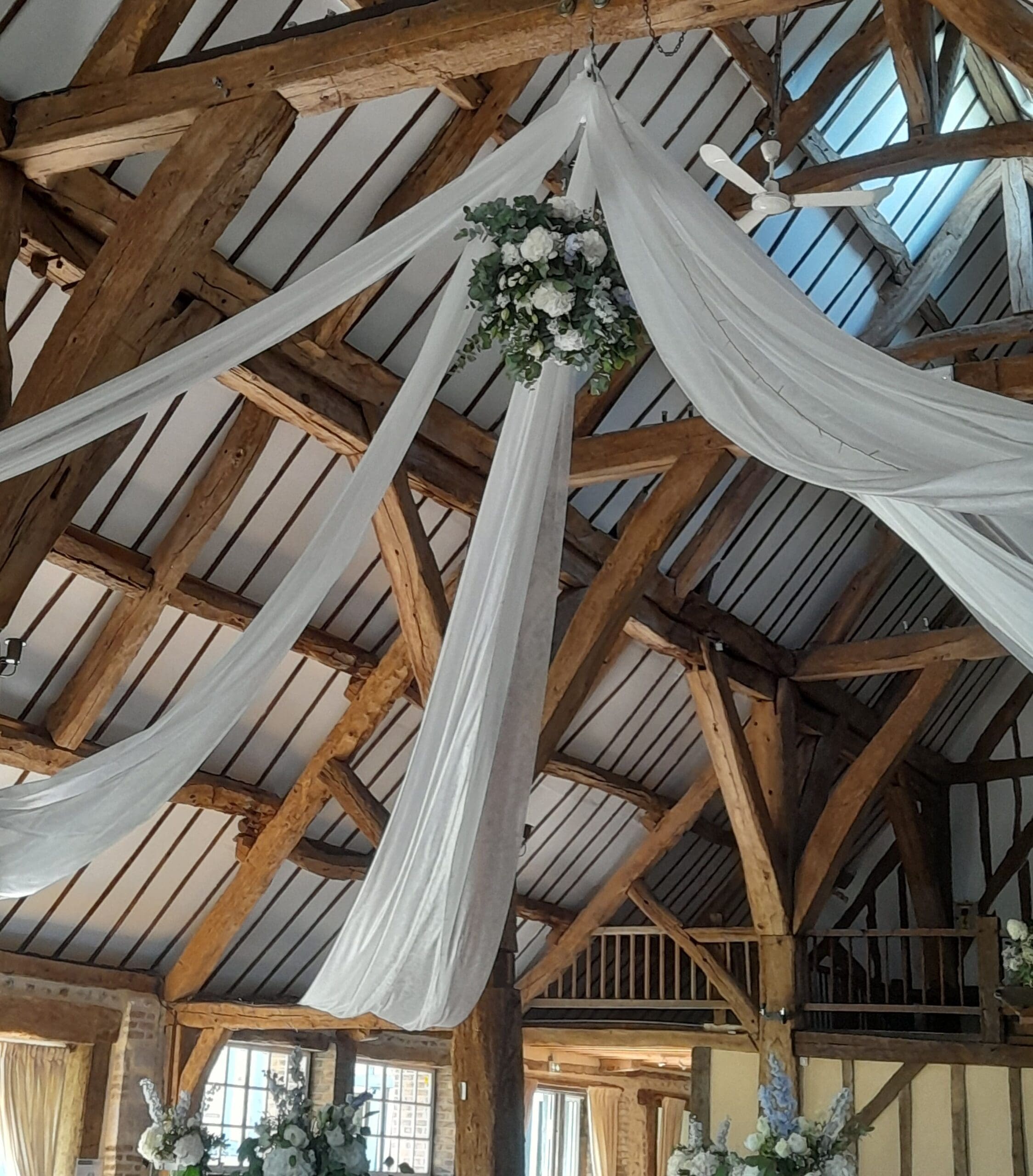 Grande boule de fleurs suspendue /plafond – Image 6