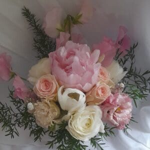 Bouquet demoiselle pastel