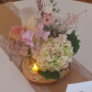 Trio de vases pastel