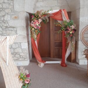 Arche exagonale terra cotta