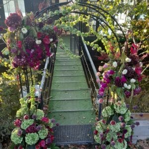 Arche fer forgé noir