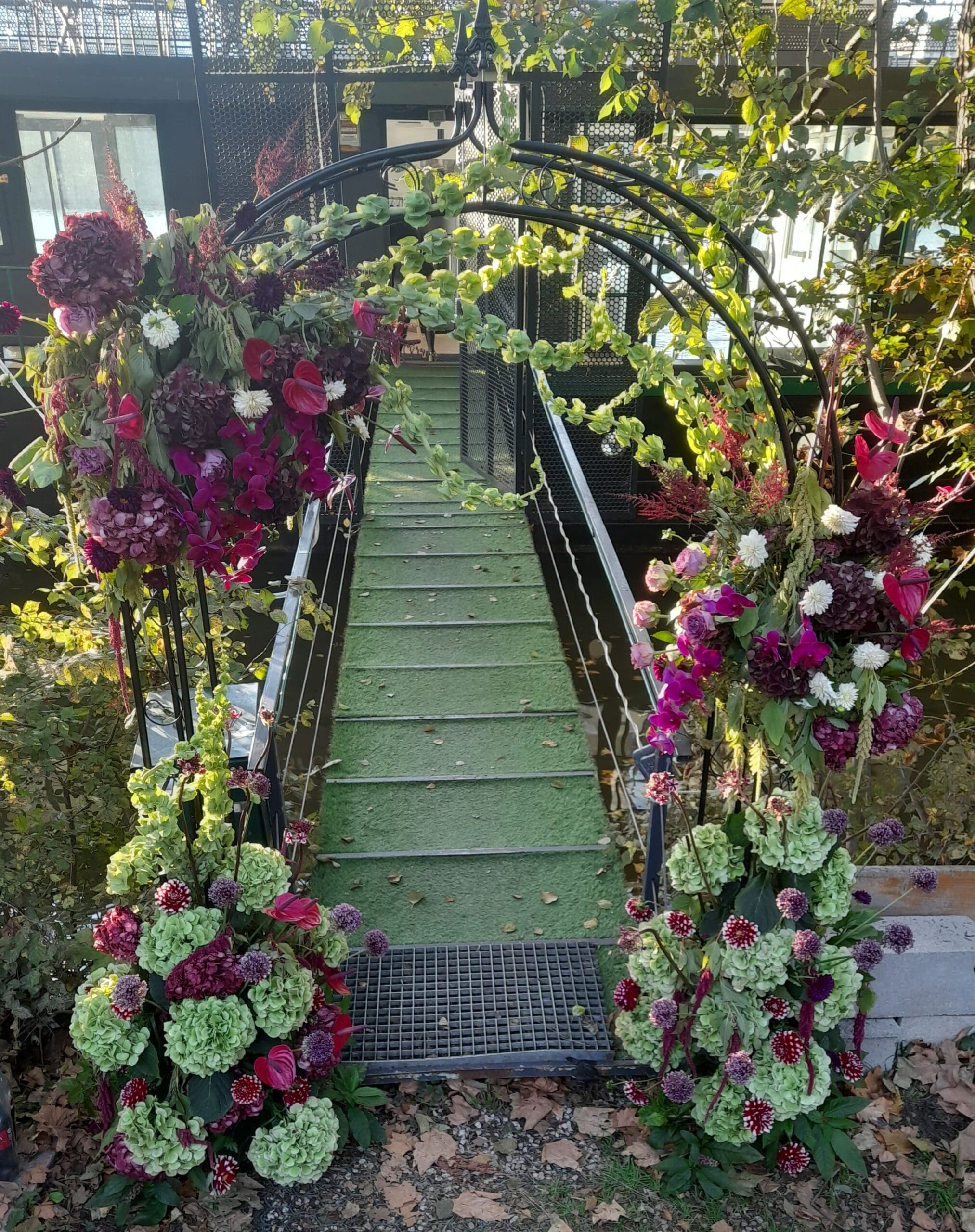 Arche fer forgé noir