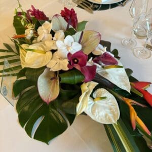 Table d'honneur exotique