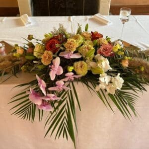 Centre de table d'honneur vintage