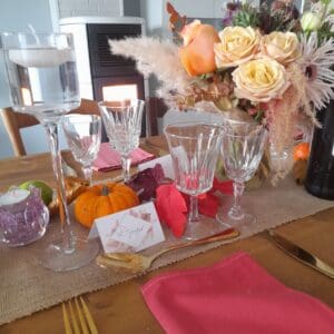 Serviette de table terra cotta