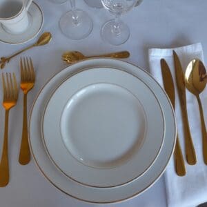 Couvert or gamme complète