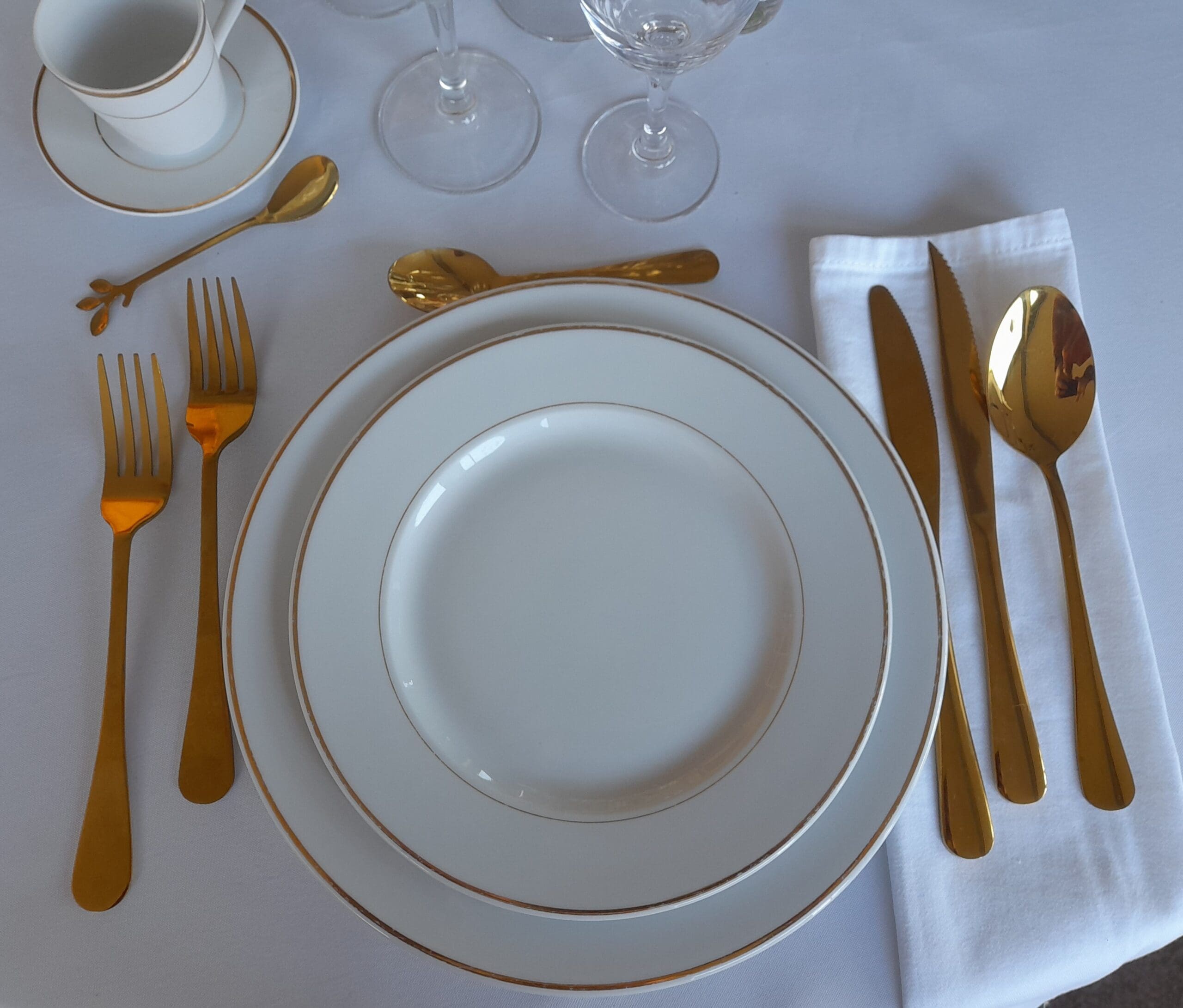 Couvert or gamme complète