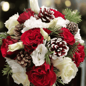 Bouquet de mariée hiver d'amour