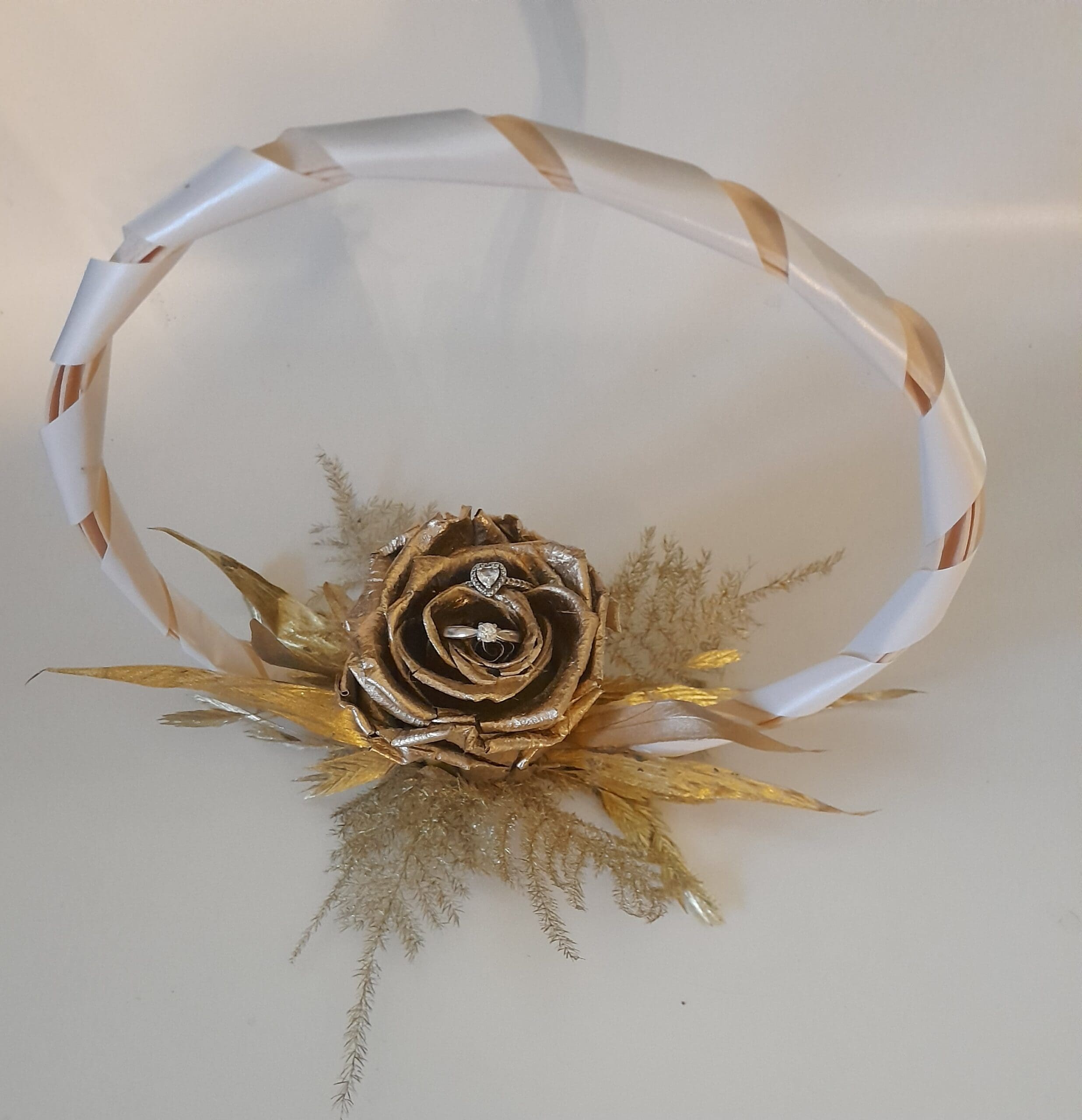 Porte Alliance blanc et doré – Image 5